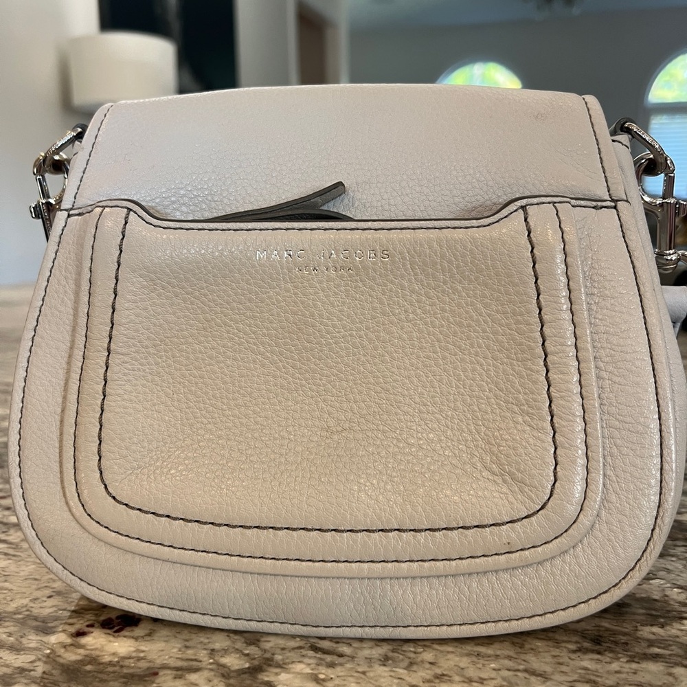 Marc Jacobs Light Gray Empire City Crossbody Bag